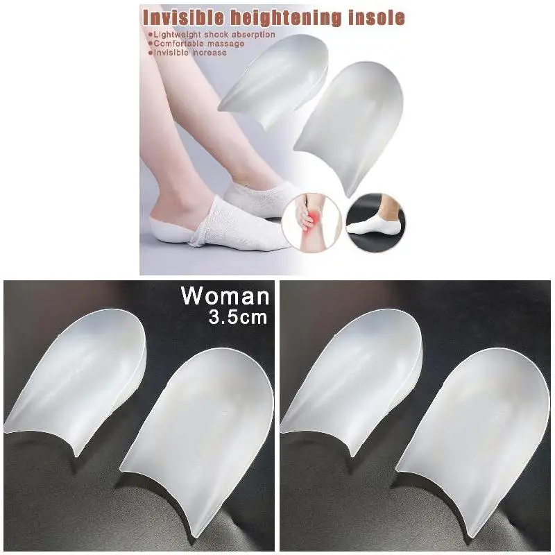 1 Pair Invisible Height Lift Heel Pad Liners Increase Insole Shock-absorbing Silicone M2
1 Pair Invisible Height Lift Heel Pad Liners Increase Insole Shock-absorbing Silicone M2