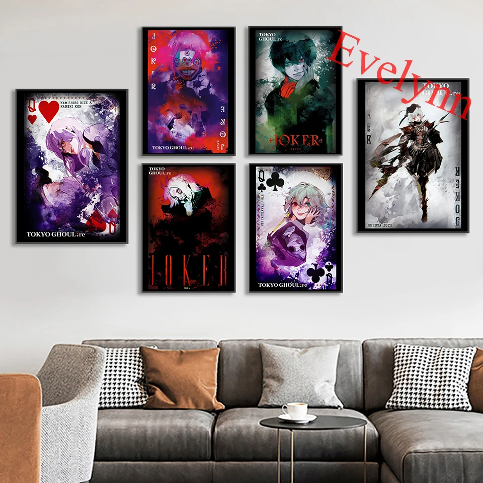 Japanese Anime Poster Tokyo Ghoul Painting Hd Prints Modern Canvas Wall Art Modular Pictures Boy's Living Room Home Decor Frame
Japanese Anime Poster Tokyo Ghoul Painting Hd Prints Modern Canvas Wall Art Modular Pictures Boy's Living Room Home Decor Frame