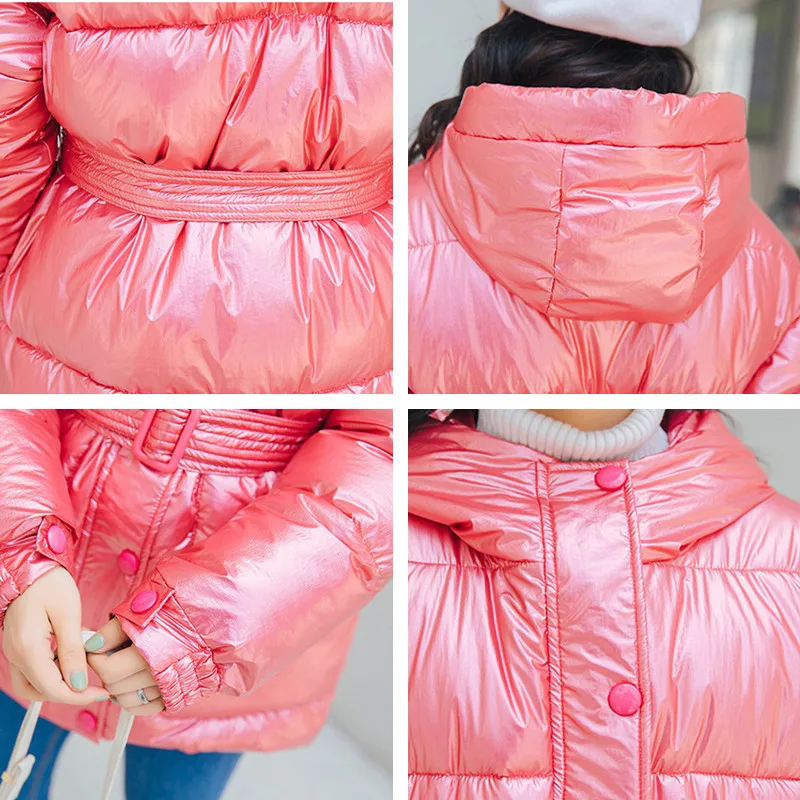 Female Women Slim Belt Winter Parkas Jacket Coat Warm Women Hooded Coat Solid Soft Cotton Padded Jackets 
Female Women Slim Belt Winter Parkas Jacket Coat Warm Women Hooded Coat Solid Soft Cotton Padded Jackets