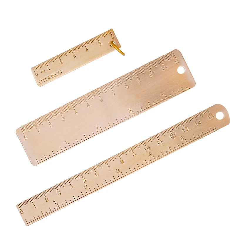 LMDZ 1 PCS Brass Straight Ruler Keychain School Copper Metal Bookmark CM Inch Dual Scales Pendant Number Plate Drafting Supplies
LMDZ 1 PCS Brass Straight Ruler Keychain School Copper Metal Bookmark CM Inch Dual Scales Pendant Number Plate Drafting Supplies