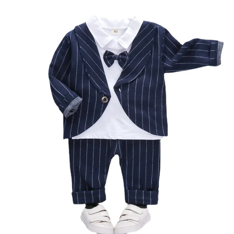 New Spring Autumn Baby Clothes Children Boys Cotton Casual Coat T-Shirt Pants 3Pcs/Set Toddler Gentleman Costume Kids Tracksuits
New Spring Autumn Baby Clothes Children Boys Cotton Casual Coat T-Shirt Pants 3Pcs/Set Toddler Gentleman Costume Kids Tracksuits