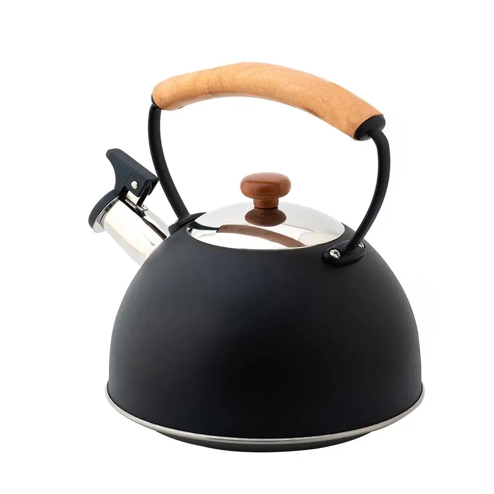 Stainless Steel Whistle Teapot - Whistling Teapot With Wooden Handle Black Exquisite Teapot Suitable For Kitchenware Tea Coff
Stainless Steel Whistle Teapot - Whistling Teapot With Wooden Handle Black Exquisite Teapot Suitable For Kitchenware Tea Coff
