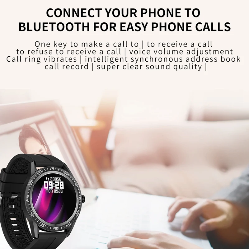 IP67 Waterproof Smart Watch Bluetooth Call Music 1.28 Full Circle Sports Calories Heart Rate Blood Pressure Bracelet
IP67 Waterproof Smart Watch Bluetooth Call Music 1.28 Full Circle Sports Calories Heart Rate Blood Pressure Bracelet