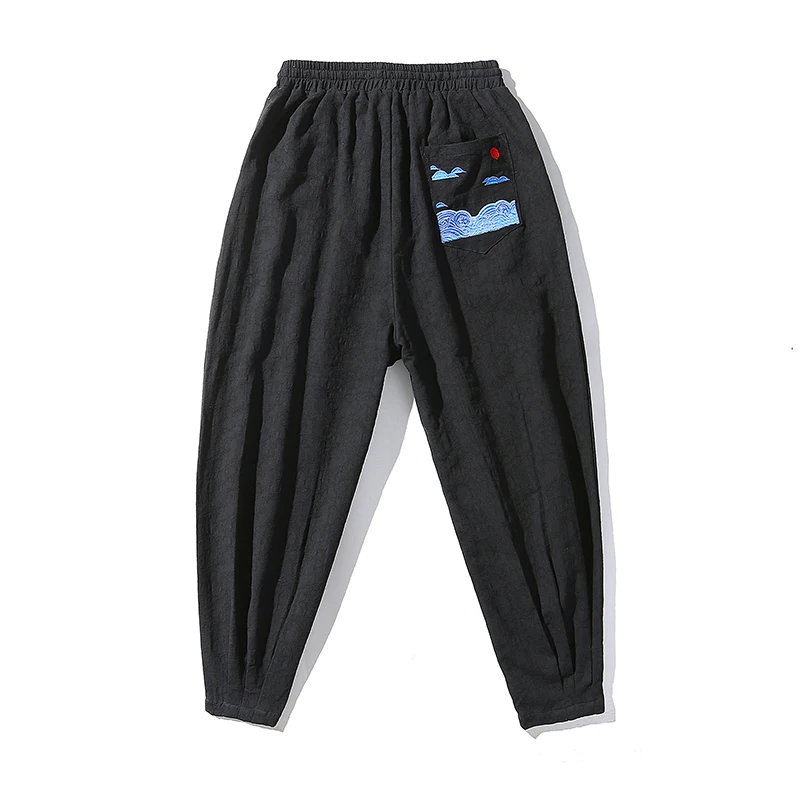 Sinicism Store Male Chinese Style Cotton Linen Trousers Men Loose Oversize Harem Pants Mens 2020 Autumn Embroidery Fashion Pants
Sinicism Store Male Chinese Style Cotton Linen Trousers Men Loose Oversize Harem Pants Mens 2020 Autumn Embroidery Fashion Pants