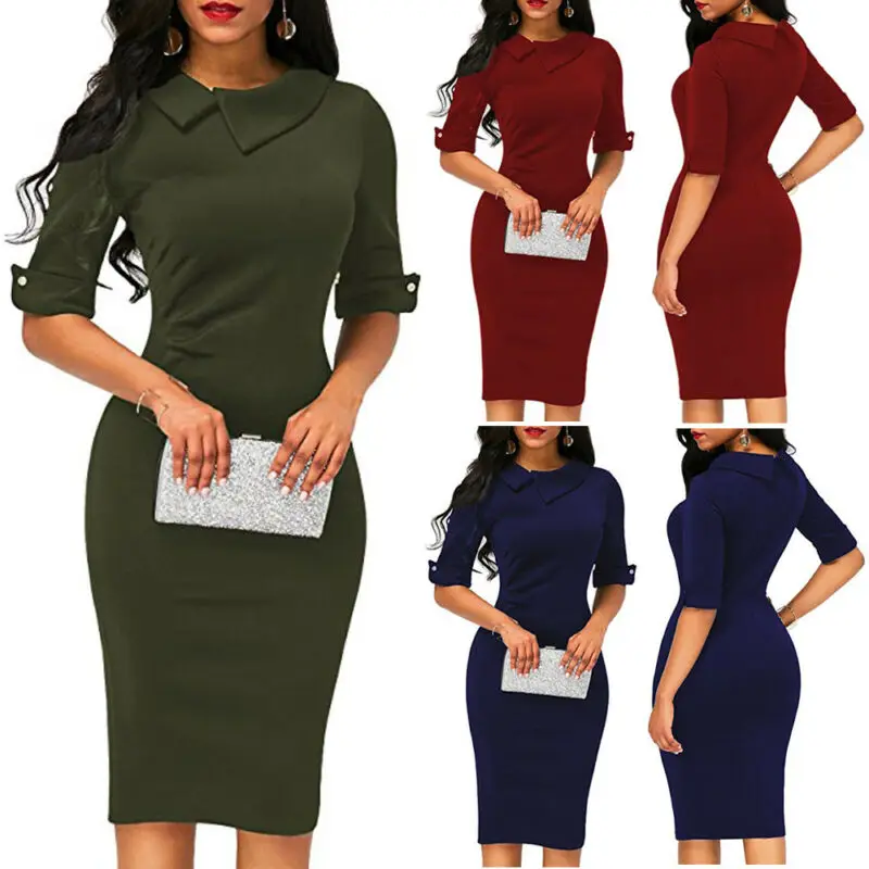 Goocheer Sexy Party Dress Women Bandage Bodycon Half Sleeve Evening Party Club Dresses Work Office Midi Vestidos
Goocheer Sexy Party Dress Women Bandage Bodycon Half Sleeve Evening Party Club Dresses Work Office Midi Vestidos