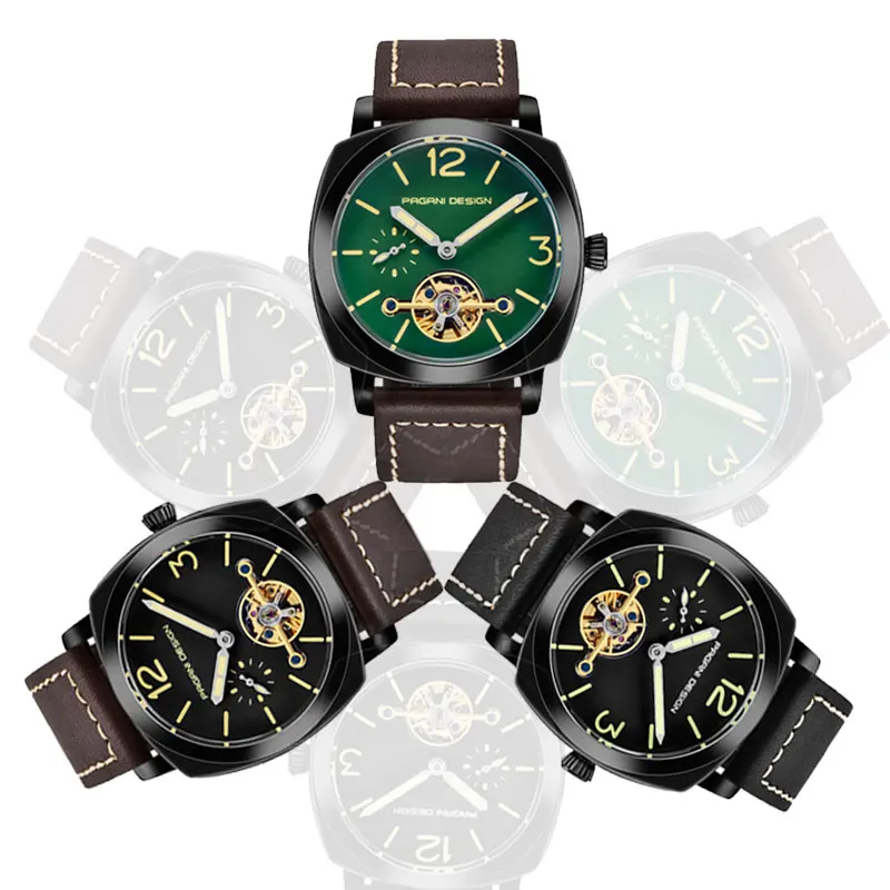 PAGANI Design Luxury Leather Men's Watches Automatic Steel Dial Life Waterproof Watch Male Business Sports Mechanical Wristwatch
PAGANI Design Luxury Leather Men's Watches Automatic Steel Dial Life Waterproof Watch Male Business Sports Mechanical Wristwatch