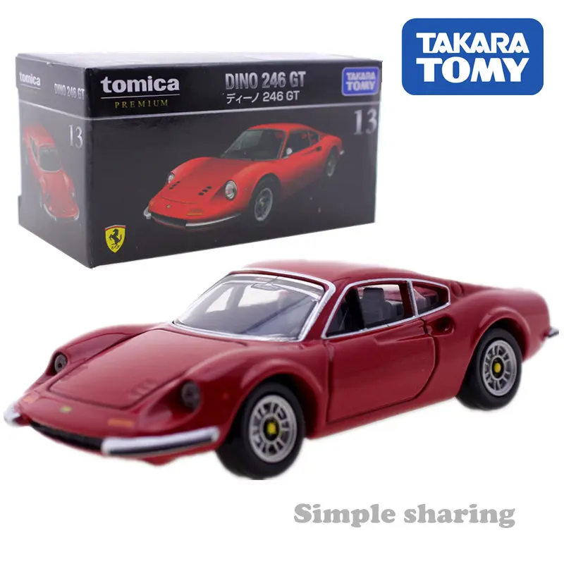 

Takara Tomy Tomica Premium No.13 Ferrari Dino 246 GT Scale 1/61 Car Kids Toys Motor Vehicle Diecast Metal Model
