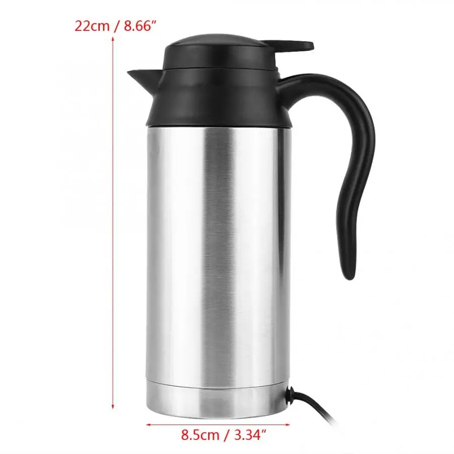 Electric Water Kettle 750ml 12V Car Stainless Steel Cigarette Lighter Heating Kettle Mug Electric Travel Electric Cup
Electric Water Kettle 750ml 12V Car Stainless Steel Cigarette Lighter Heating Kettle Mug Electric Travel Electric Cup