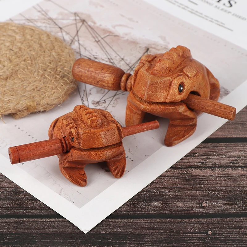 Wooden Lucky Frog Toy Animal Money Frog Clackers Kids Musical Instrument Percussion Toy Gift Children Toys Home Art Decor
Wooden Lucky Frog Toy Animal Money Frog Clackers Kids Musical Instrument Percussion Toy Gift Children Toys Home Art Decor