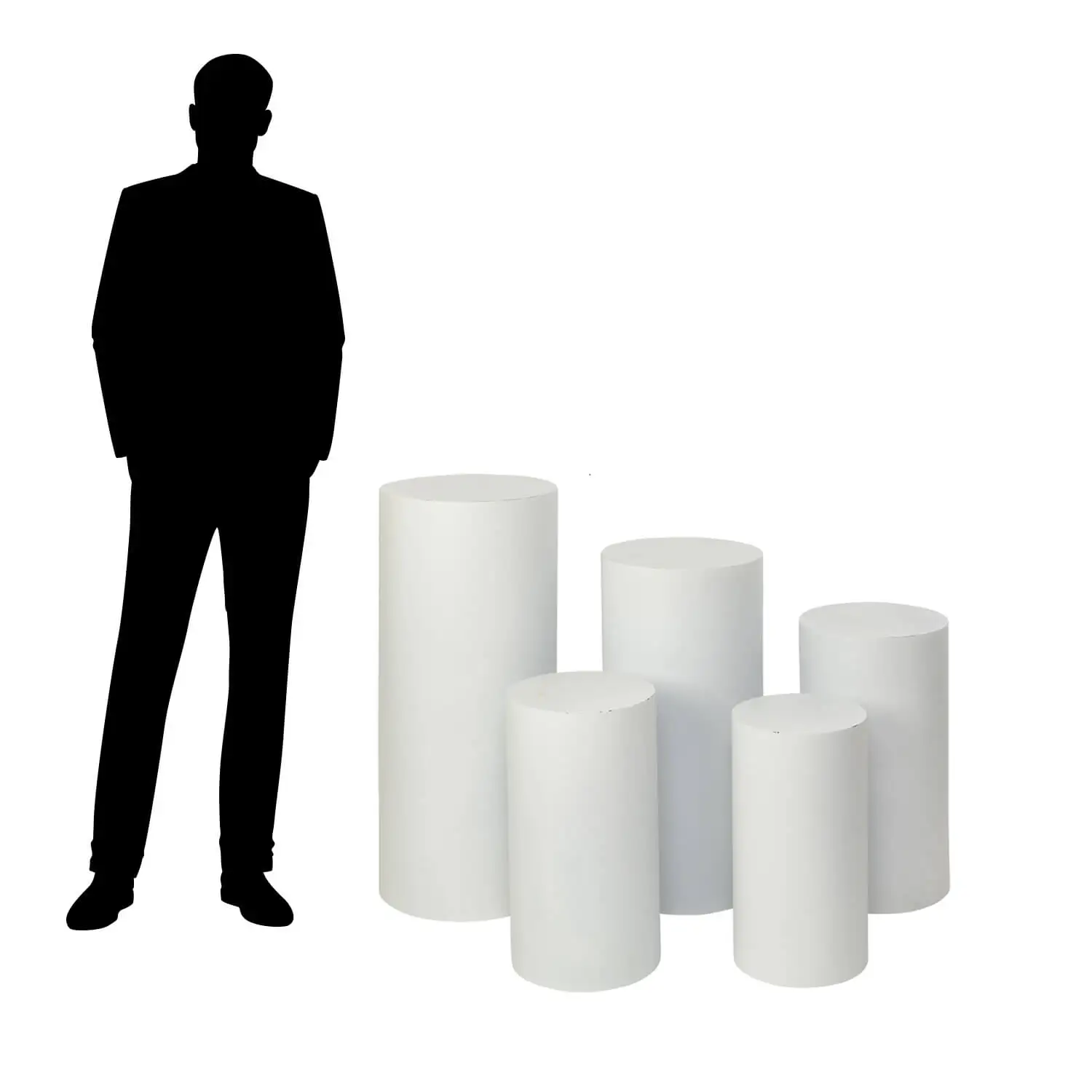 White New products Round Cylinder Pedestal Display Art Decor Plinths Pillars for DIY Wedding Decorations Holiday Party
White New products Round Cylinder Pedestal Display Art Decor Plinths Pillars for DIY Wedding Decorations Holiday Party