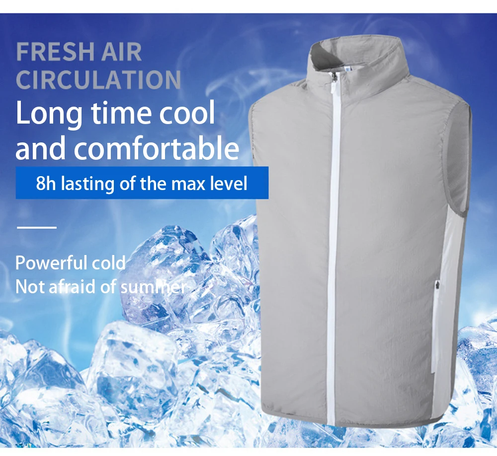 Air Conditioning Clothes Cooling Clothing Fan Vest Usb Smart Charging Jacket Men Women Outdoor Breathable Cool Working Coat
Air Conditioning Clothes Cooling Clothing Fan Vest Usb Smart Charging Jacket Men Women Outdoor Breathable Cool Working Coat