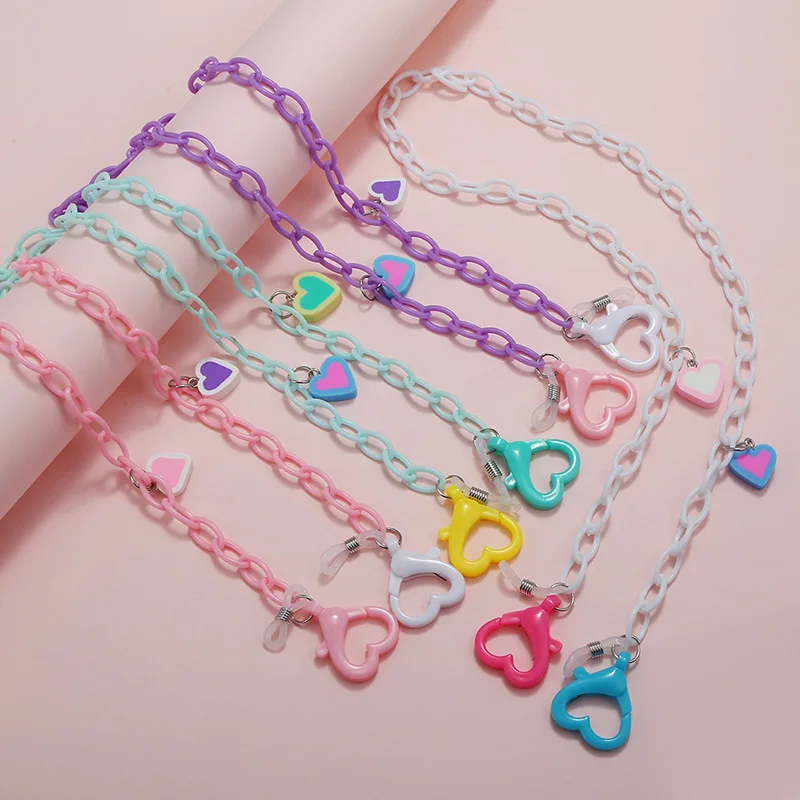 Fashion Eyeglasses Chain Acrylic Anti-lost Mask Lanyard Holder Heart Sungalsses Reading Glasses Chain Neck Strap Jewelry Gift
Fashion Eyeglasses Chain Acrylic Anti-lost Mask Lanyard Holder Heart Sungalsses Reading Glasses Chain Neck Strap Jewelry Gift