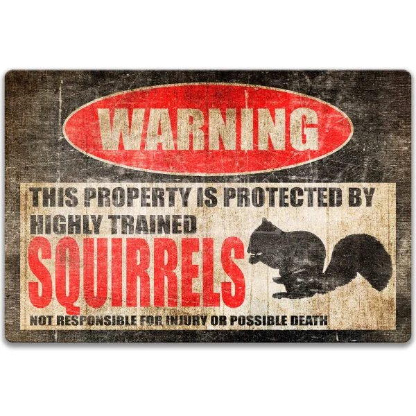 Funny Squirrel Sign Warning Danger Metal Tin Sign Vintage Tin Metal Sign Bar Club Cafe Garage Wall Decor Farm Decor Art
Funny Squirrel Sign Warning Danger Metal Tin Sign Vintage Tin Metal Sign Bar Club Cafe Garage Wall Decor Farm Decor Art