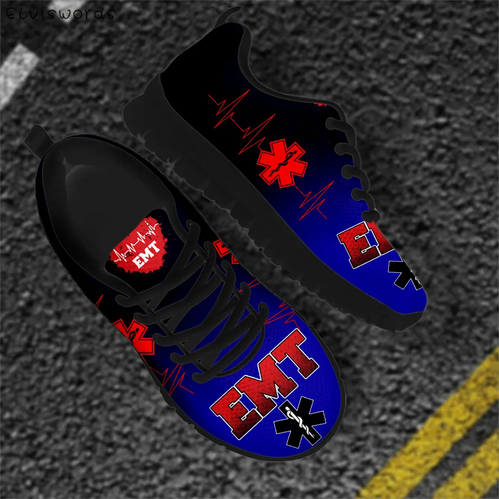 ELVISWORDS Blue Gradient Paramedic Heartbeat EMT EMS Print Spring/Autumn Men's Walk Shoes Design Mesh Sneaker Boy Flats Footwear
ELVISWORDS Blue Gradient Paramedic Heartbeat EMT EMS Print Spring/Autumn Men's Walk Shoes Design Mesh Sneaker Boy Flats Footwear