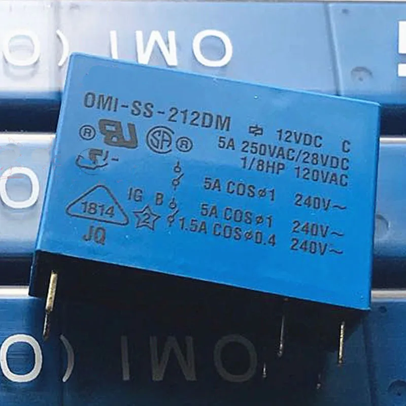 1 PCS OMI-SS-212DM 6Pins 12V 5A Relay
1 PCS OMI-SS-212DM 6Pins 12V 5A Relay