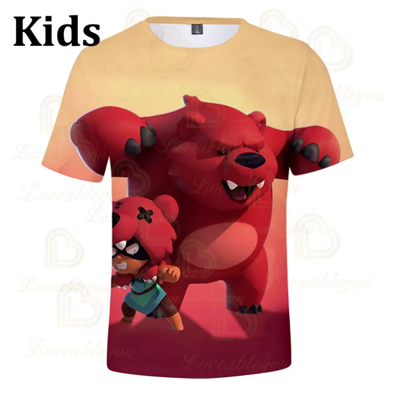 NITA Shooting Game Bear 6 To 19 Years Kids Leon T-shirt 3D Printed Tshirt Boys Girls New Cartoon T-shirt Tops Teen Clothes
NITA Shooting Game Bear 6 To 19 Years Kids Leon T-shirt 3D Printed Tshirt Boys Girls New Cartoon T-shirt Tops Teen Clothes