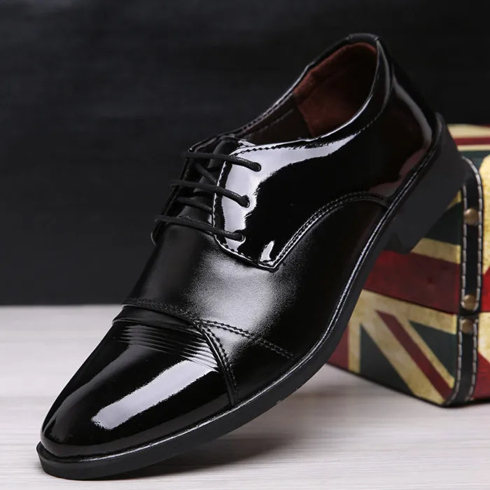 new Spring and autumn new men leather shoes wedding shoes pointed business dress shoes formal dress hjm89
new Spring and autumn new men leather shoes wedding shoes pointed business dress shoes formal dress hjm89