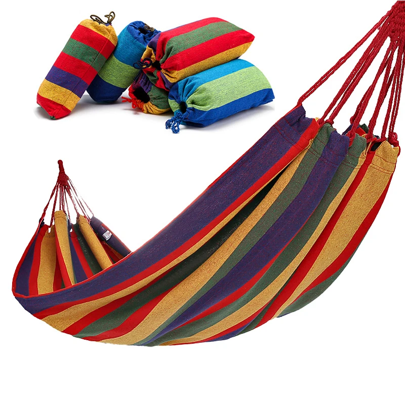 Двойной широкий гамак из толстой холщовой ткани, портативный гамак, уличные качели для кемпинга и сада, подвесное кресло 
Двойной широкий гамак из толстой холщовой ткани, портативный гамак, уличные качели для кемпинга и сада, подвесное кресло