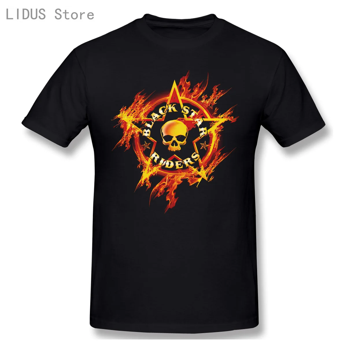 Official BLACK STAR RIDERS - Flames - Men Black T-Shirt NEW Short Sleeve Casual Men Fashion O-neck 100% Cotton T-Shirts Tee Top
Official BLACK STAR RIDERS - Flames - Men Black T-Shirt NEW Short Sleeve Casual Men Fashion O-neck 100% Cotton T-Shirts Tee Top