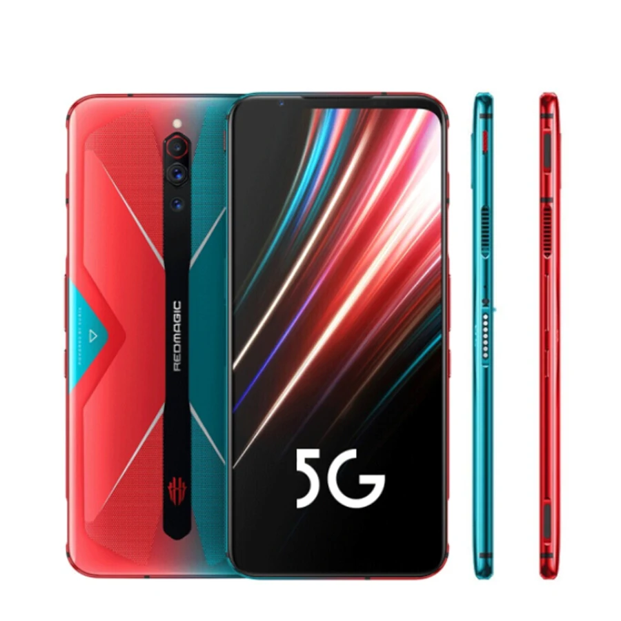 US Version ZTE Nubia Red Magic 5G Mobile Phone 6.65" 8/12GB RAM 128/256GB ROM Snapdragon 865 Android 10 NFC Gaming | Мобильные