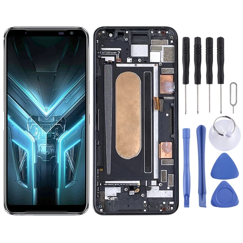 ЖК-экран с органическим светодиодом и дигитайзер в сборе с рамкой для Asus ROG Phone 3 ZS661KS I003DD
ЖК-экран с органическим светодиодом и дигитайзер в сборе с рамкой для Asus ROG Phone 3 ZS661KS I003DD