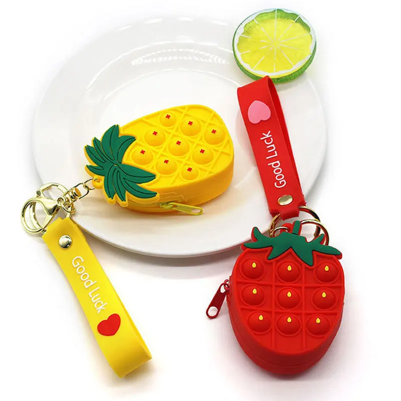 Kawaii Coin Purse Kids Purse Sensory Toys Silicone Push Bubble Decompression Wallet Simple Dimple Fidget Toy 
Kawaii Coin Purse Kids Purse Sensory Toys Silicone Push Bubble Decompression Wallet Simple Dimple Fidget Toy