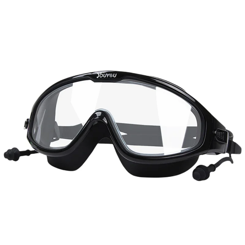 Swimming Diving Goggles With Nose Clip Earplugs Set Waterproof Anti-fog Adult Water Sports Big Frame Glasses
Swimming Diving Goggles With Nose Clip Earplugs Set Waterproof Anti-fog Adult Water Sports Big Frame Glasses