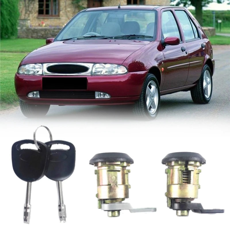 Дверной замок 96FGA22050CGPA 191564789897 для Ford Fiesta 1995 2002 набор ключей цилиндра