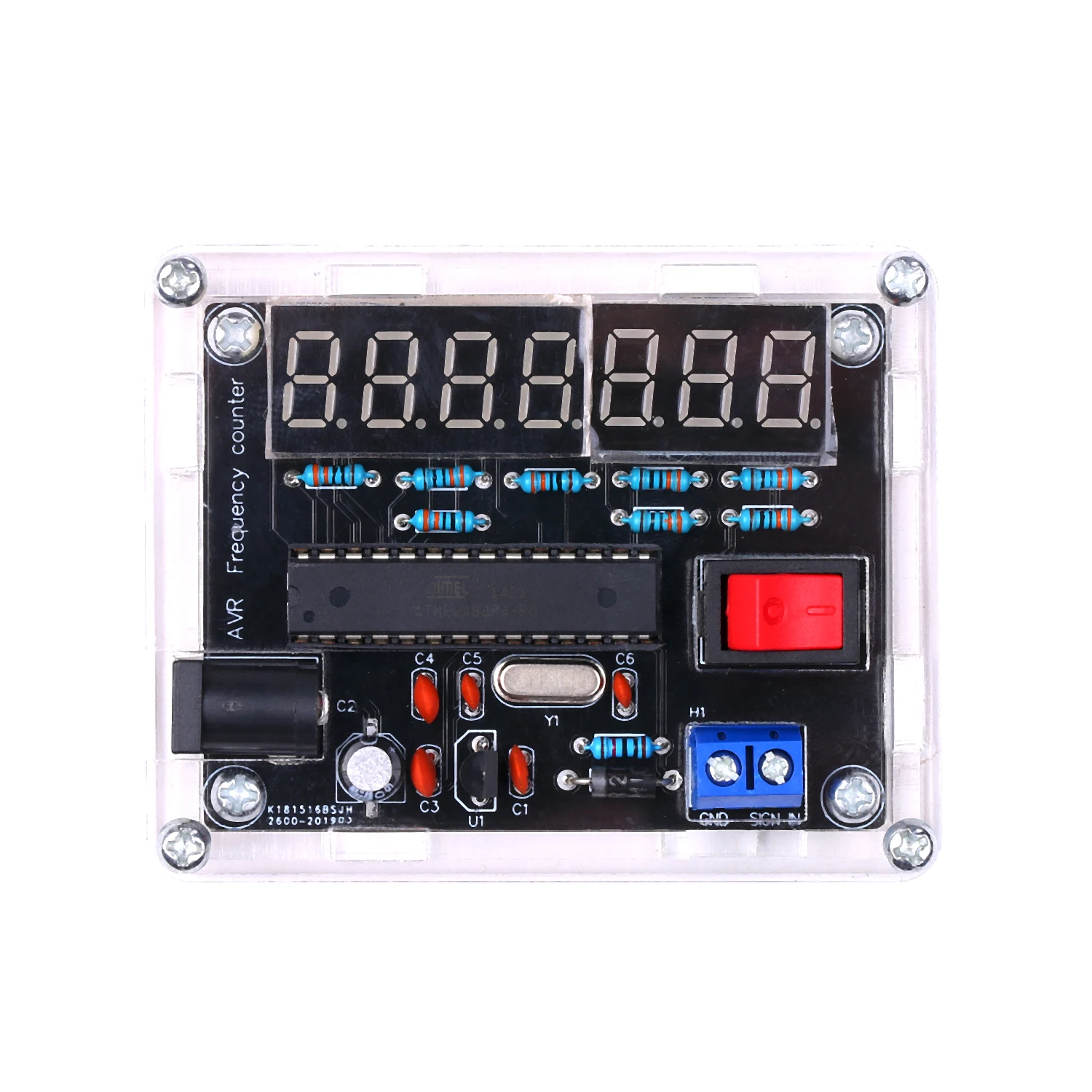 10 МГц Частотомер DIY Kit счетчик частоты AVR с оболочкой частотомер частота измерения