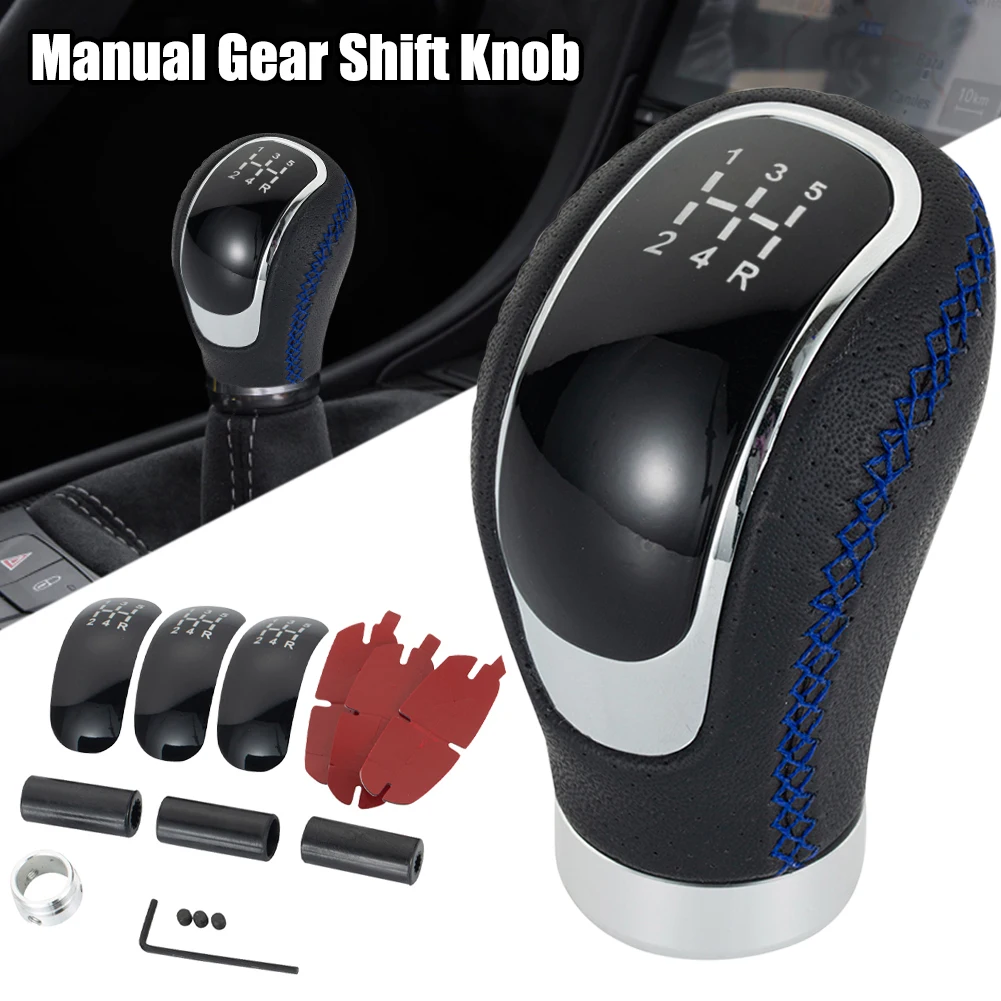 Universal Car 5/6 Speed Gear Shift Knob PU Leather Manual Transmission with Gear Knob replaceable Cap Cover Shifter Lever
Universal Car 5/6 Speed Gear Shift Knob PU Leather Manual Transmission with Gear Knob replaceable Cap Cover Shifter Lever