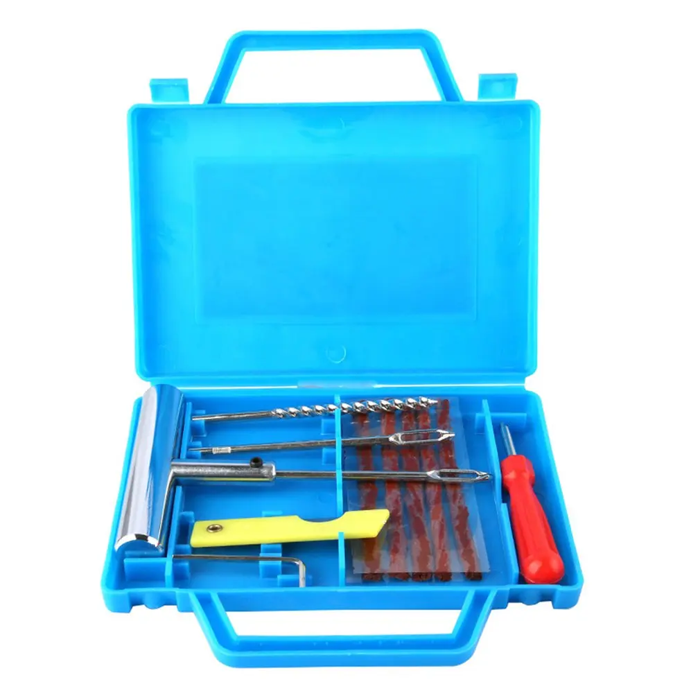 11pcs Car Van Motorcycle Bike Emergency Heavy Duty Tubeless Tire Puncture Professional Repair Kit Plug Set Tyre Repair Kit
11pcs Car Van Motorcycle Bike Emergency Heavy Duty Tubeless Tire Puncture Professional Repair Kit Plug Set Tyre Repair Kit