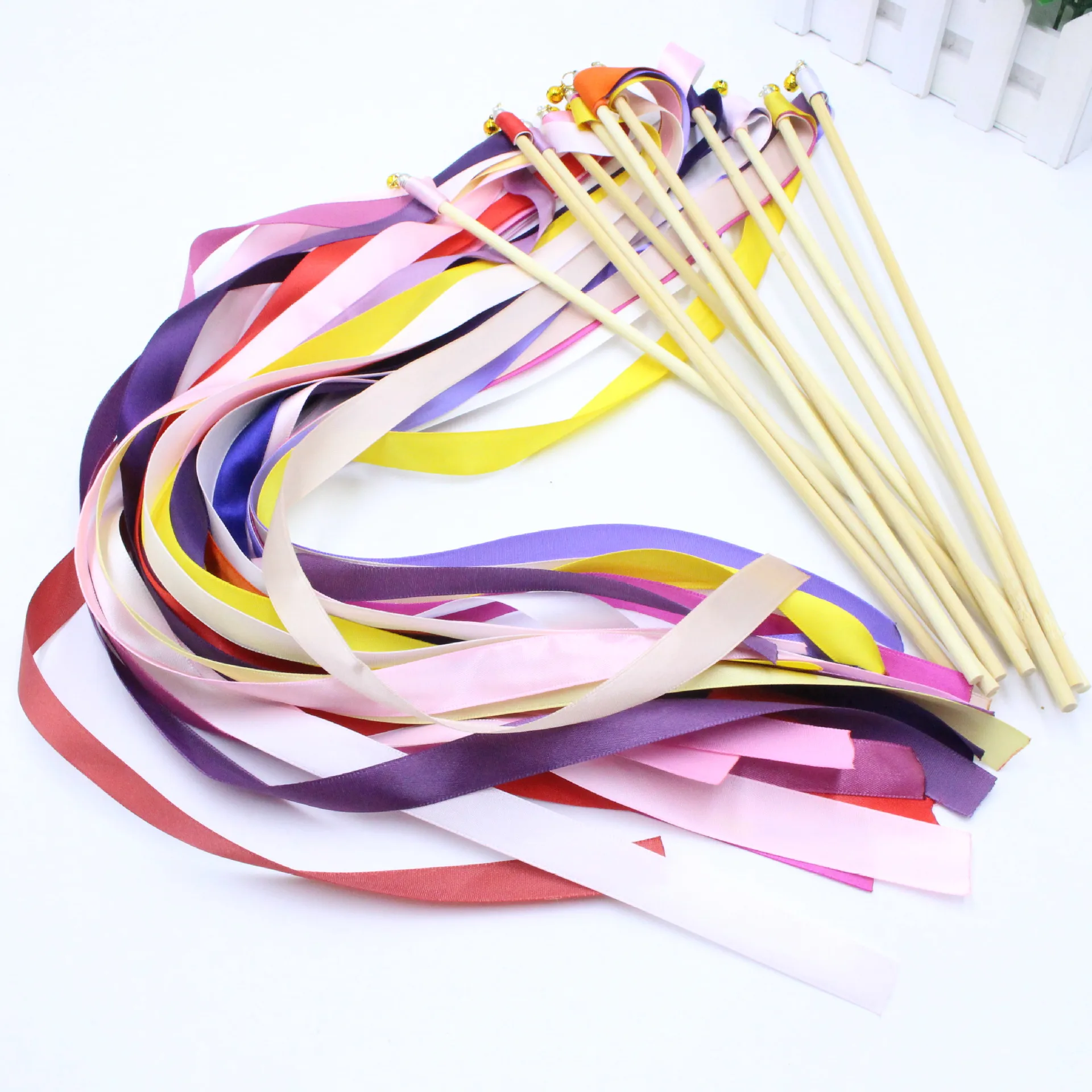 10Pcs Color Ribbon Stick Holding Rotating Magic Wand Garland for Wedding Decoration Atmosphere Lawn Party Scene Layout
10Pcs Color Ribbon Stick Holding Rotating Magic Wand Garland for Wedding Decoration Atmosphere Lawn Party Scene Layout