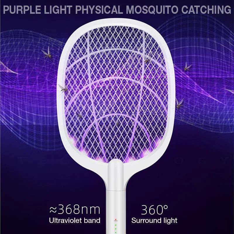 USB Electric Shock Mosquito Lamp Killer Swatter Fly Portable Handheld Three-Layer Charging Cable
USB Electric Shock Mosquito Lamp Killer Swatter Fly Portable Handheld Three-Layer Charging Cable