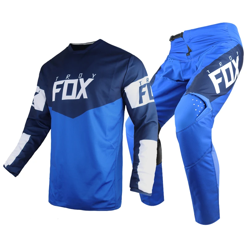 Blue 180 Revn Jersey Pants Mountain Bicycle Offroad Racing Suit Motocross Motorcycle Gear Set Mens Kits
Blue 180 Revn Jersey Pants Mountain Bicycle Offroad Racing Suit Motocross Motorcycle Gear Set Mens Kits