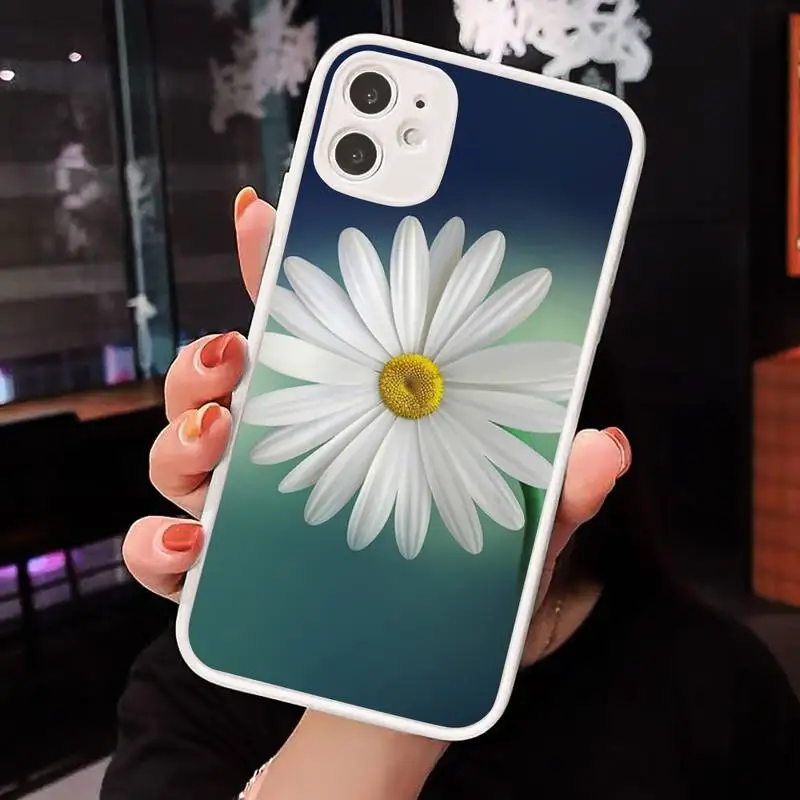 Daisy art design flower Phone Cases Matte Transparent for iPhone 7 8 11 12 s mini pro X XS XR MAX Plus cover funda shell
Daisy art design flower Phone Cases Matte Transparent for iPhone 7 8 11 12 s mini pro X XS XR MAX Plus cover funda shell