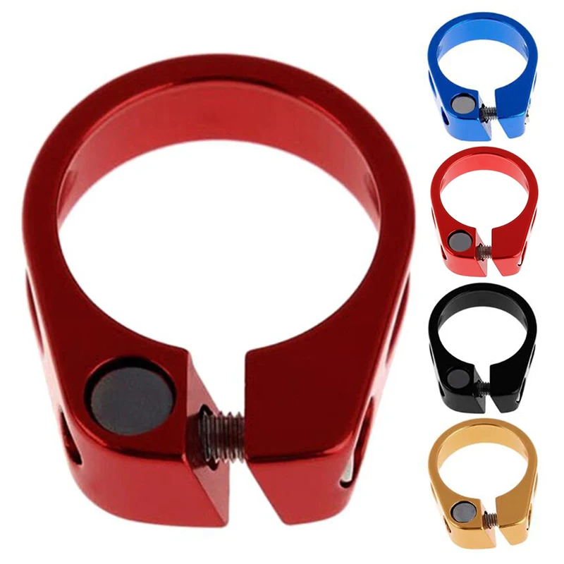 New 1Pc Mountain Bike Road Bike 31.8 / 34.9mm Bicycle Seatpost Clamp Seat Post Tube Clip with 4 Color
New 1Pc Mountain Bike Road Bike 31.8 / 34.9mm Bicycle Seatpost Clamp Seat Post Tube Clip with 4 Color