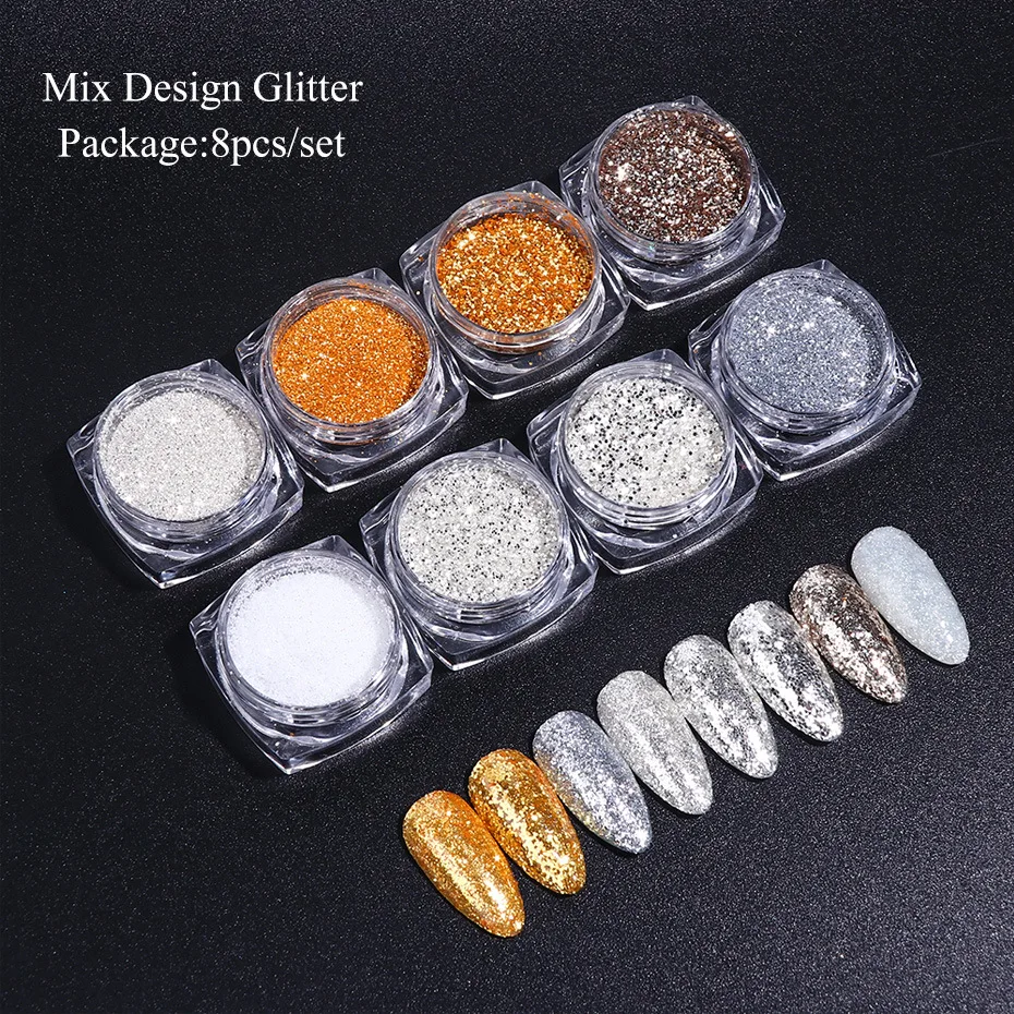Holographic Powder on Nails Laser Silver Glitter Chrome Nail Powder DIP Shimmer Gel Polish
Holographic Powder on Nails Laser Silver Glitter Chrome Nail Powder DIP Shimmer Gel Polish