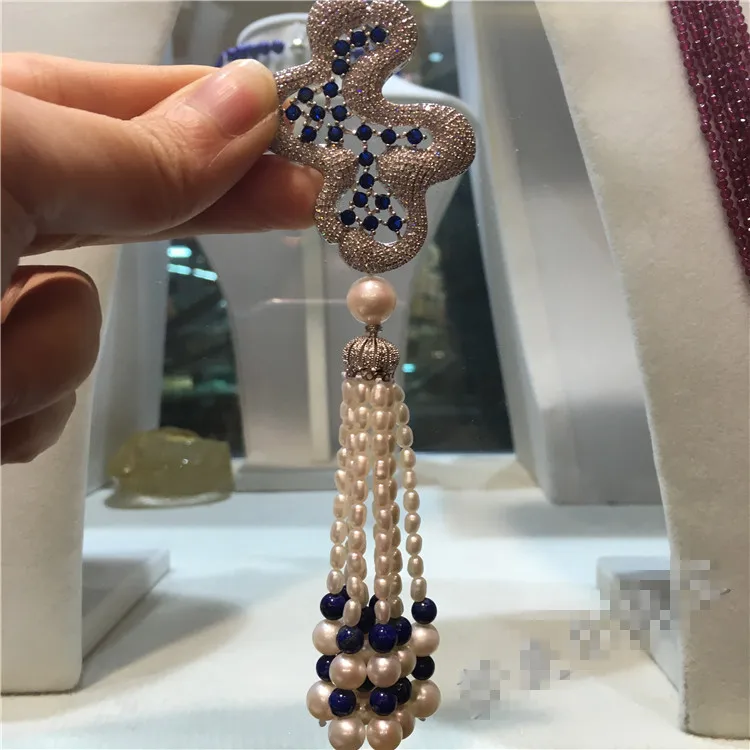 Hand knotted natural 8-9mm white nearl round fresh water pearl temperament micro inlay zircon necklace fashion jewelry
Hand knotted natural 8-9mm white nearl round fresh water pearl temperament micro inlay zircon necklace fashion jewelry