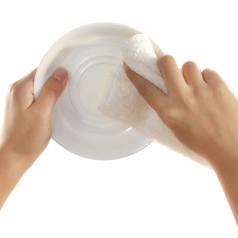 6Pcs 20x25cm White Dish Cloth Solid Color Kitchen Cleaning Towel Thick Rag Absorbent Scouring Pads
6Pcs 20x25cm White Dish Cloth Solid Color Kitchen Cleaning Towel Thick Rag Absorbent Scouring Pads