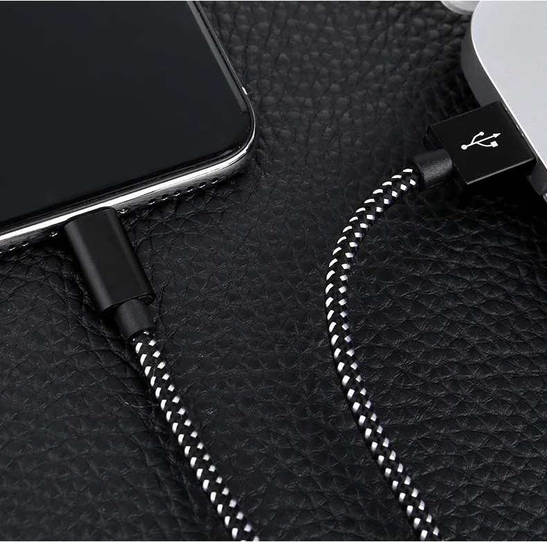 2m линия передачи данных для мобильного телефона USB быстрая зарядка подходит Apple