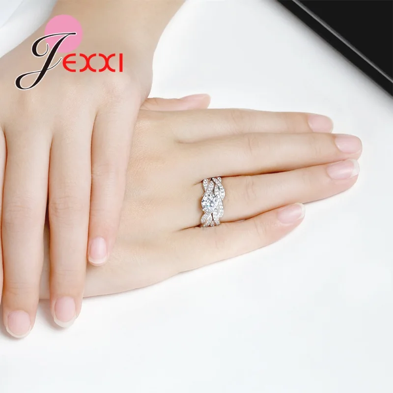 New Mode Finger Rings For Women Real 925 Sterling Silver Stackable Band Fashion Female Statement Jewelry Shinning Crystal
New Mode Finger Rings For Women Real 925 Sterling Silver Stackable Band Fashion Female Statement Jewelry Shinning Crystal