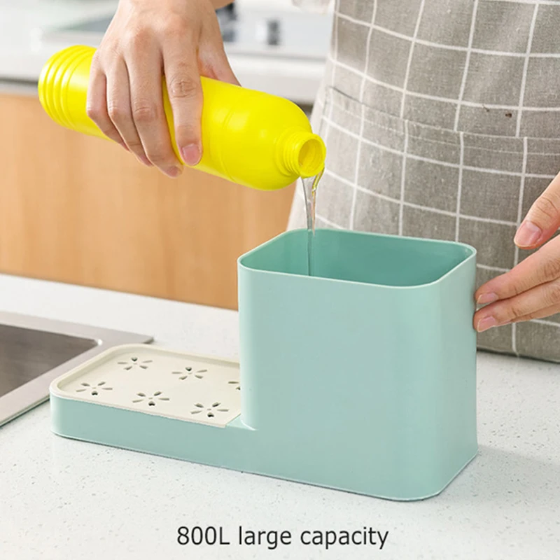 New Soap Pump Dispenser with Sponge Holder Cleaning Liquid Dispenser Container Press Soap Organizer Kitchen Cleaner Tools
New Soap Pump Dispenser with Sponge Holder Cleaning Liquid Dispenser Container Press Soap Organizer Kitchen Cleaner Tools