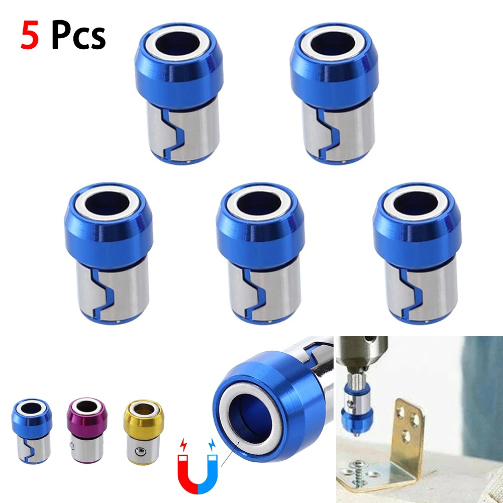 5PCS Screwdriver Drill Bit Magnetic Ring For 21mm Magnetic Adjustable Screw Drill Tip Magnet Powerful Ring Tools Parts Set
5PCS Screwdriver Drill Bit Magnetic Ring For 21mm Magnetic Adjustable Screw Drill Tip Magnet Powerful Ring Tools Parts Set