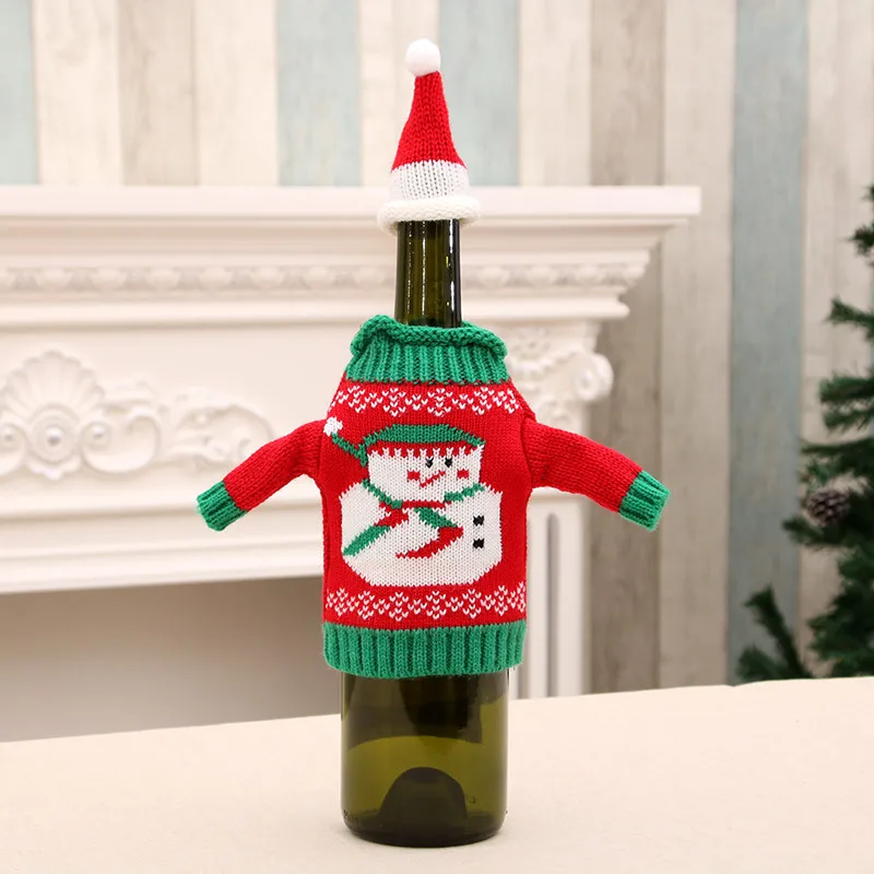 Christmas The bottle decoration bottle shutter Hat clothes Reindeer Santa Claus Wine Bottle Cover Decoratie Xmas Wine Bottle
Christmas The bottle decoration bottle shutter Hat clothes Reindeer Santa Claus Wine Bottle Cover Decoratie Xmas Wine Bottle