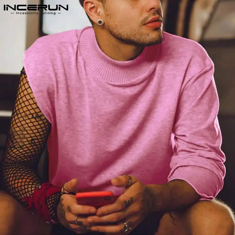 Fashion Men T Shirt Turtleneck Streetwear Irregular Sleeve Tee Tops Solid Color 2022 Loose Casual Men Clothing S-5XL INCERUN
Fashion Men T Shirt Turtleneck Streetwear Irregular Sleeve Tee Tops Solid Color 2022 Loose Casual Men Clothing S-5XL INCERUN