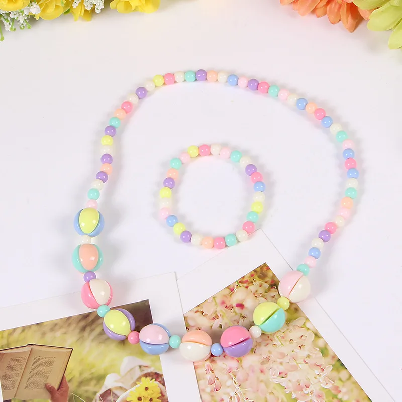 Jewelry Making Beads Toys For Children Necklace and Bracelet Set Handmade Princess Girl Gifts Classic Crafts Toy HandiCrafts
Jewelry Making Beads Toys For Children Necklace and Bracelet Set Handmade Princess Girl Gifts Classic Crafts Toy HandiCrafts