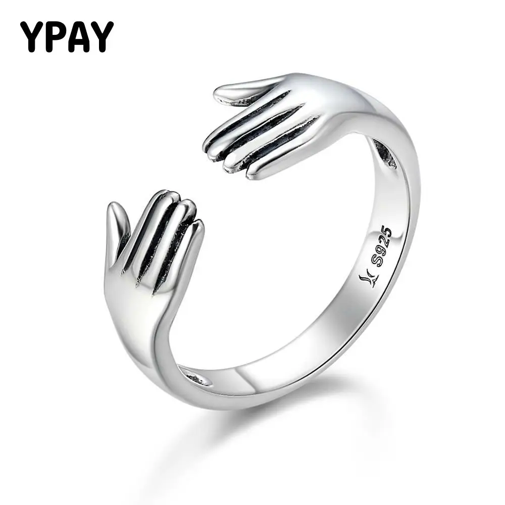 Give Me A Hug Hand Open Finger Rings for Women 100% Real 925 Sterling Silver Adjustable Ring Fine Jewelry Gifts YMR177
Give Me A Hug Hand Open Finger Rings for Women 100% Real 925 Sterling Silver Adjustable Ring Fine Jewelry Gifts YMR177
