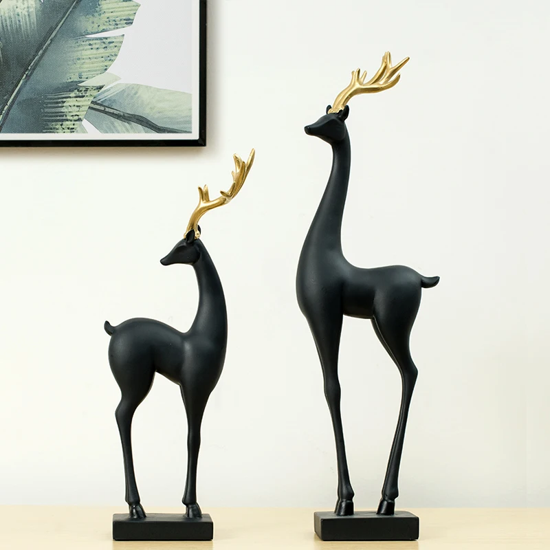 Deer Statue Home Decoration Accessories 44x13cm Vintage Elk Abstract Sculpture Living Room Home Decor Resin Garden Deer Statues
Deer Statue Home Decoration Accessories 44x13cm Vintage Elk Abstract Sculpture Living Room Home Decor Resin Garden Deer Statues