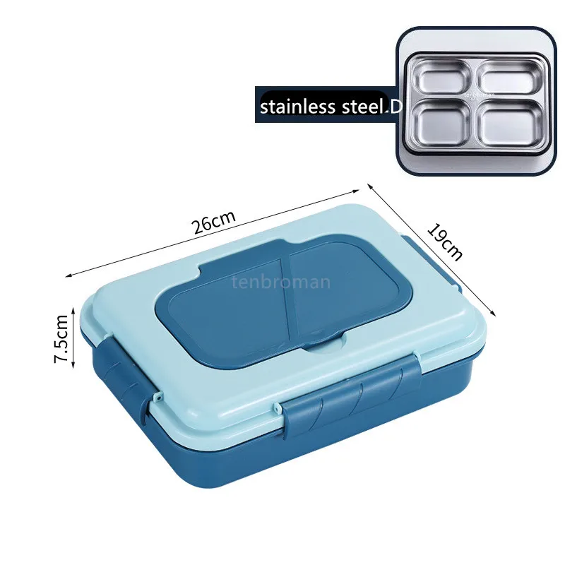 Seal bento 304 stainless steel grid fast food box meal container meal tray Office worker cutlery dinner plate adult lunch box 
Seal bento 304 stainless steel grid fast food box meal container meal tray Office worker cutlery dinner plate adult lunch box