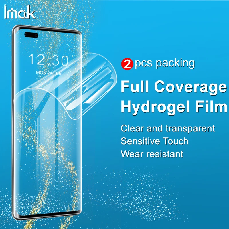 Imak 2pcs Soft HD Frosted Hydrogel Film for Huawei Mate 40 Pro+ 5G Screen Protector 3D Curved Full Cover
Imak 2pcs Soft HD Frosted Hydrogel Film for Huawei Mate 40 Pro+ 5G Screen Protector 3D Curved Full Cover